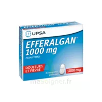 Efferalgan 1000 Mg Comprimés Pelliculés Plq/8 à TOUCY