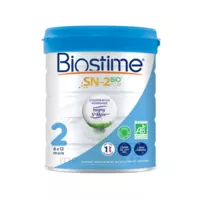 Biostime 2 Lait En Poudre Bio 6-12 Mois B/800g à TOUCY