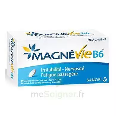 Magnevie B6 100 Mg/10 Mg Comprimés Pelliculés Plaq/60 à TOUCY
