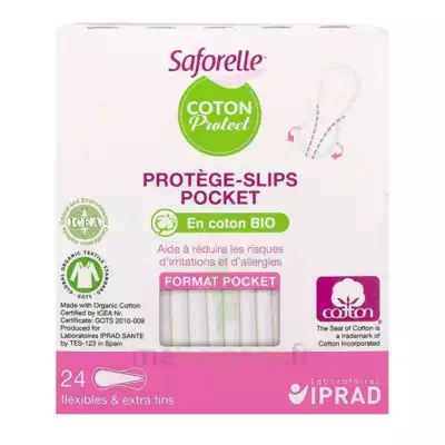 Saforelle Coton Protect Protège-slip Pocket B/24 à TOUCY