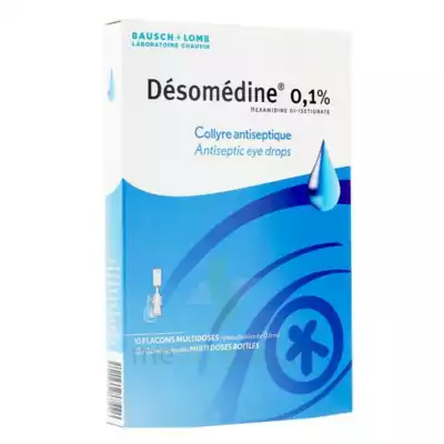 Desomedine 0,1 % Collyre Sol 10fl/0,6ml à TOUCY